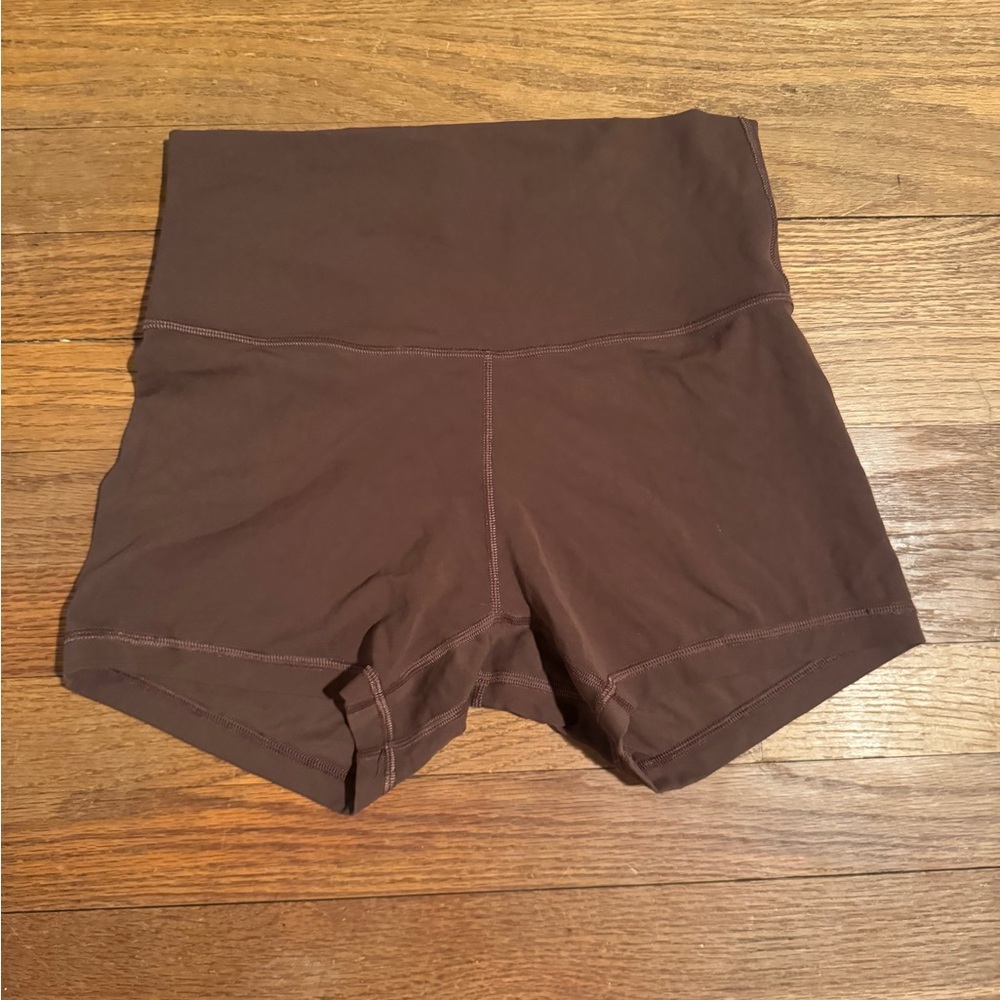 Lululemon high rise align shorts- 4 inch
